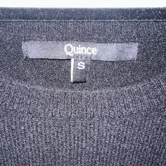Quince Black Cashmere Sweater - Picture 2 of 5